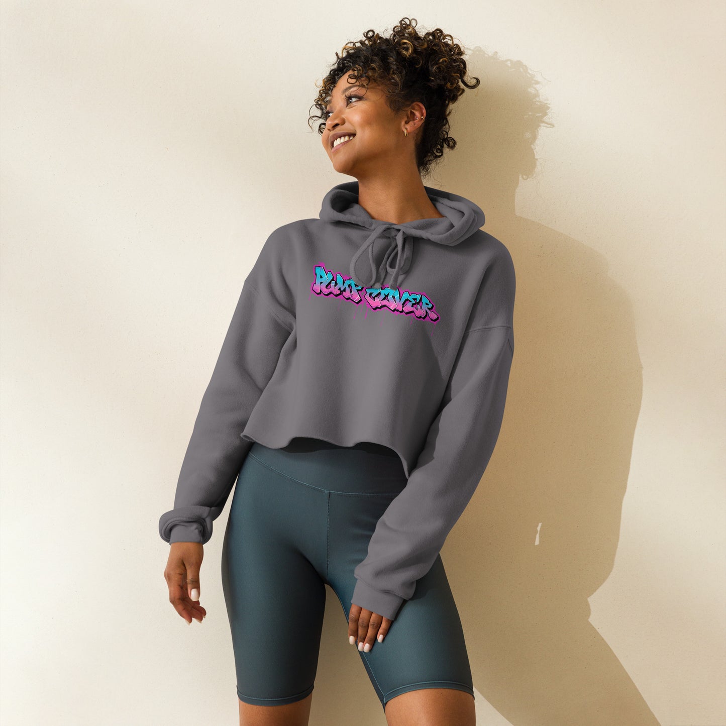 Women's Pump Cover Crop Hoodie